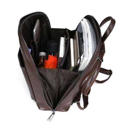 Naomi | Timeless Double Zip Backpack with Elegant Simplicity