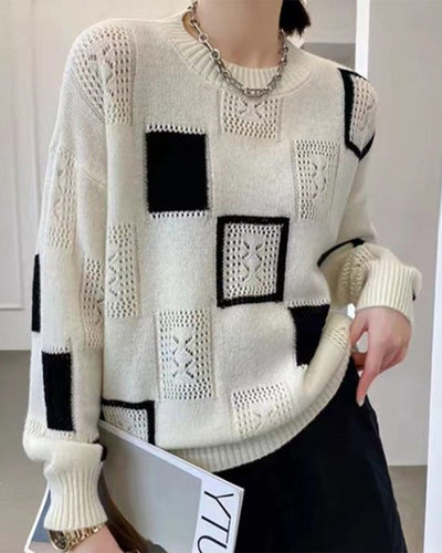 Nancy | Sweater and Patchwork