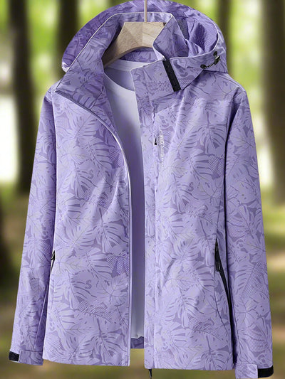 Jenny™ | Windbreaker jacket with leaf print
