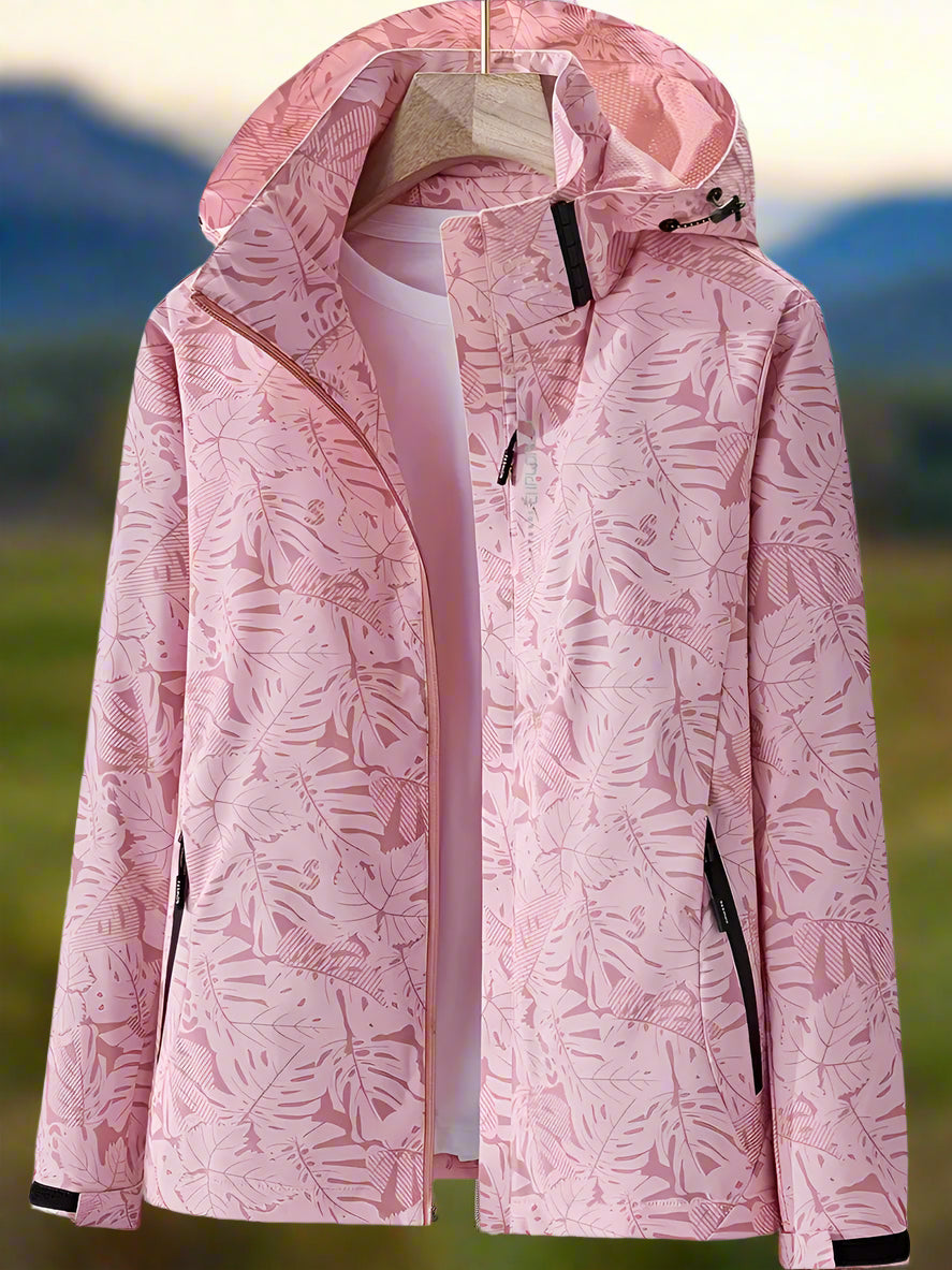 Jenny™ | Windbreaker jacket with leaf print