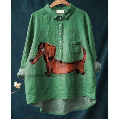 Pepper | Dog Art Blouse