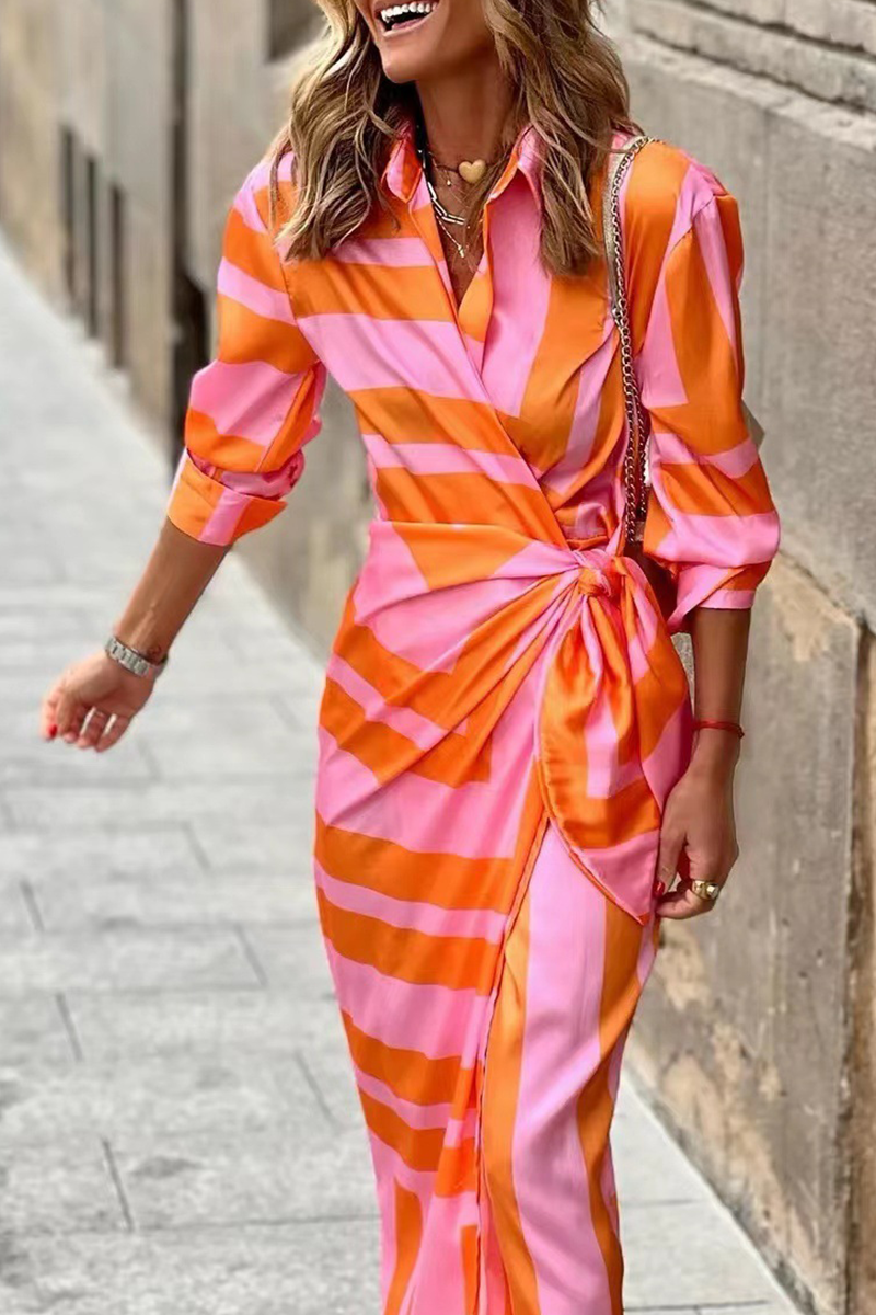 Helmi -| Spring Summer Fashion Print Dress