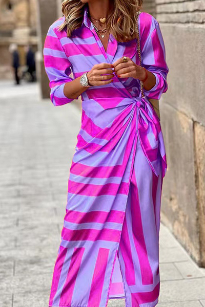 Helmi -| Spring Summer Fashion Print Dress