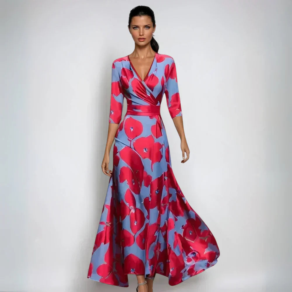 Emily | Flared Floral Dress