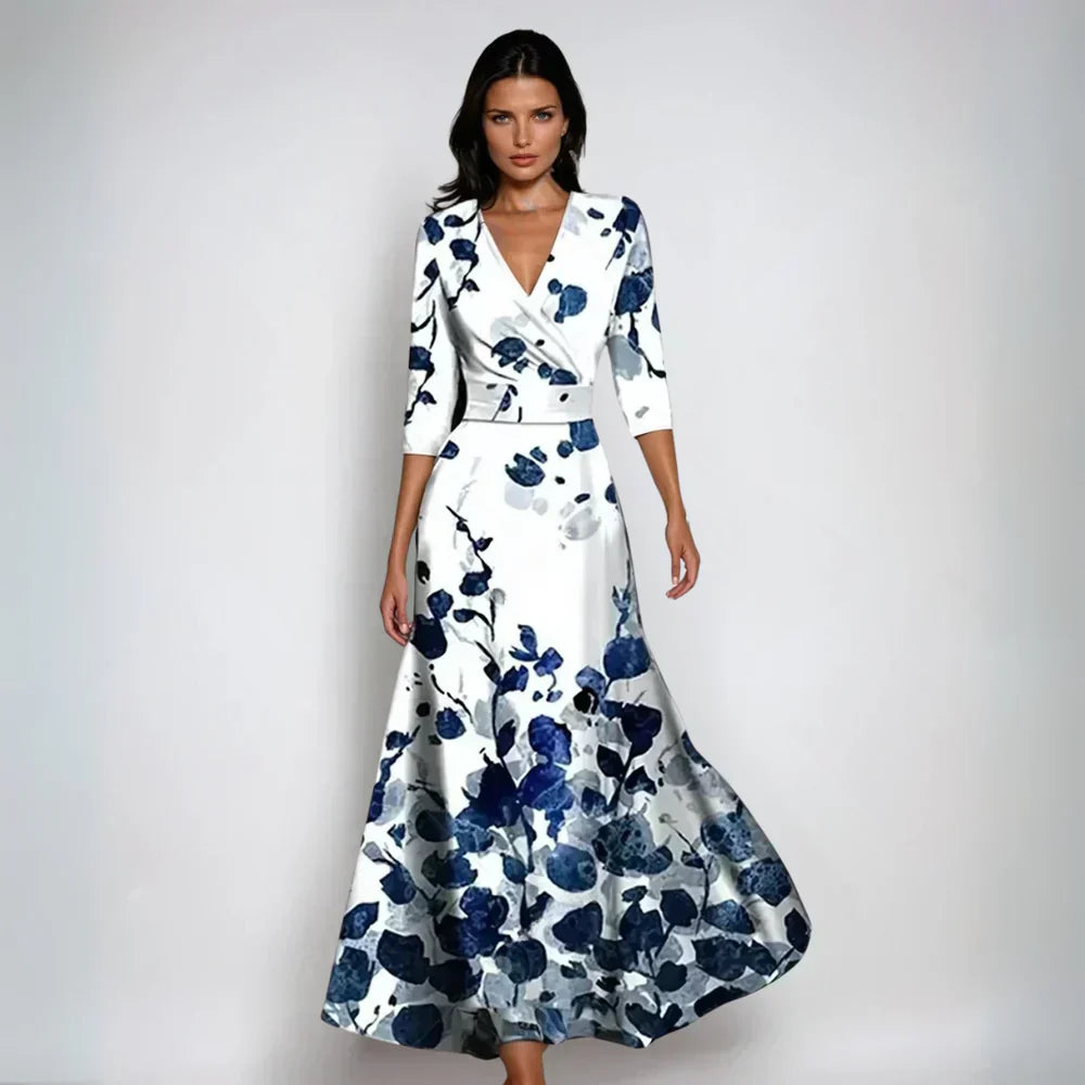 Emily | Flared Floral Dress