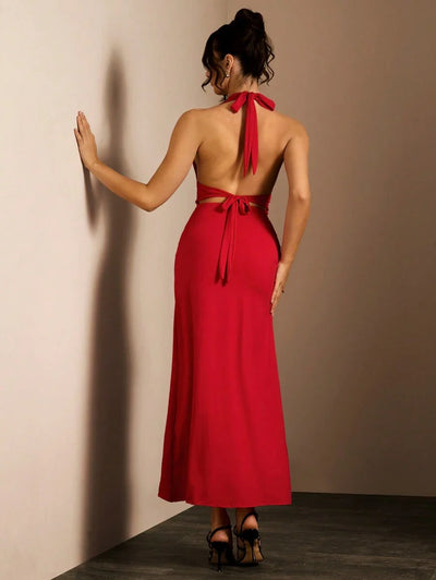 Danuta | Evening Maxi Dress with a Split