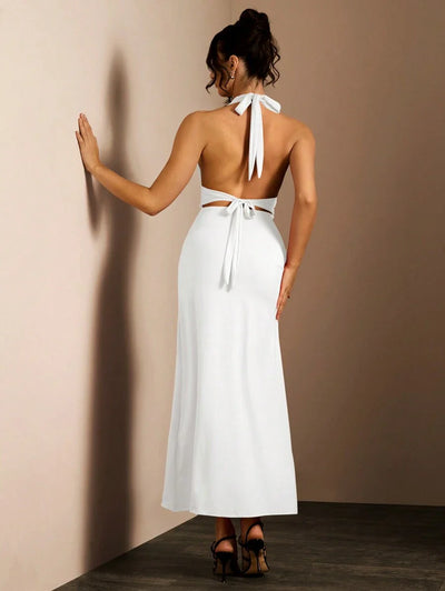 Danuta | Evening Maxi Dress with a Split