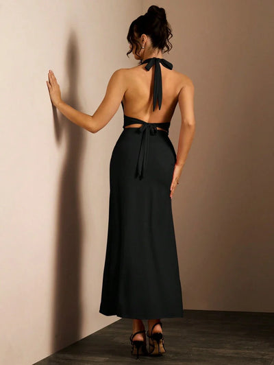 Danuta | Evening Maxi Dress with a Split