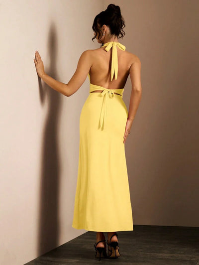Danuta | Evening Maxi Dress with a Split