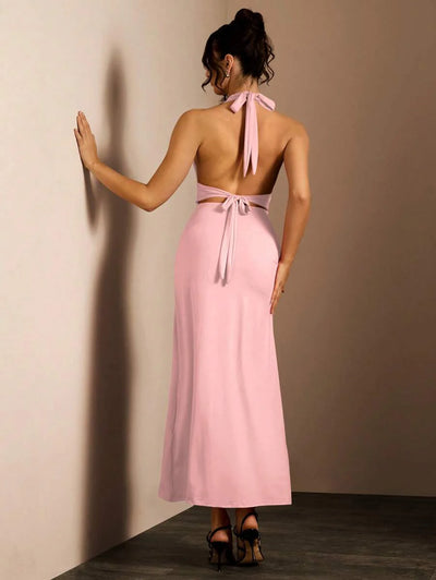 Danuta | Evening Maxi Dress with a Split