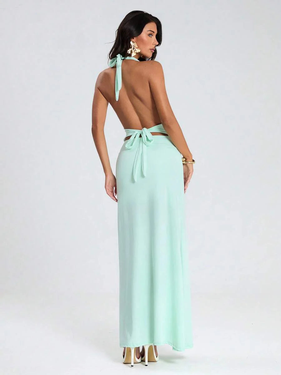 Danuta | Evening Maxi Dress with a Split
