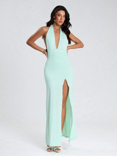 Danuta | Evening Maxi Dress with a Split
