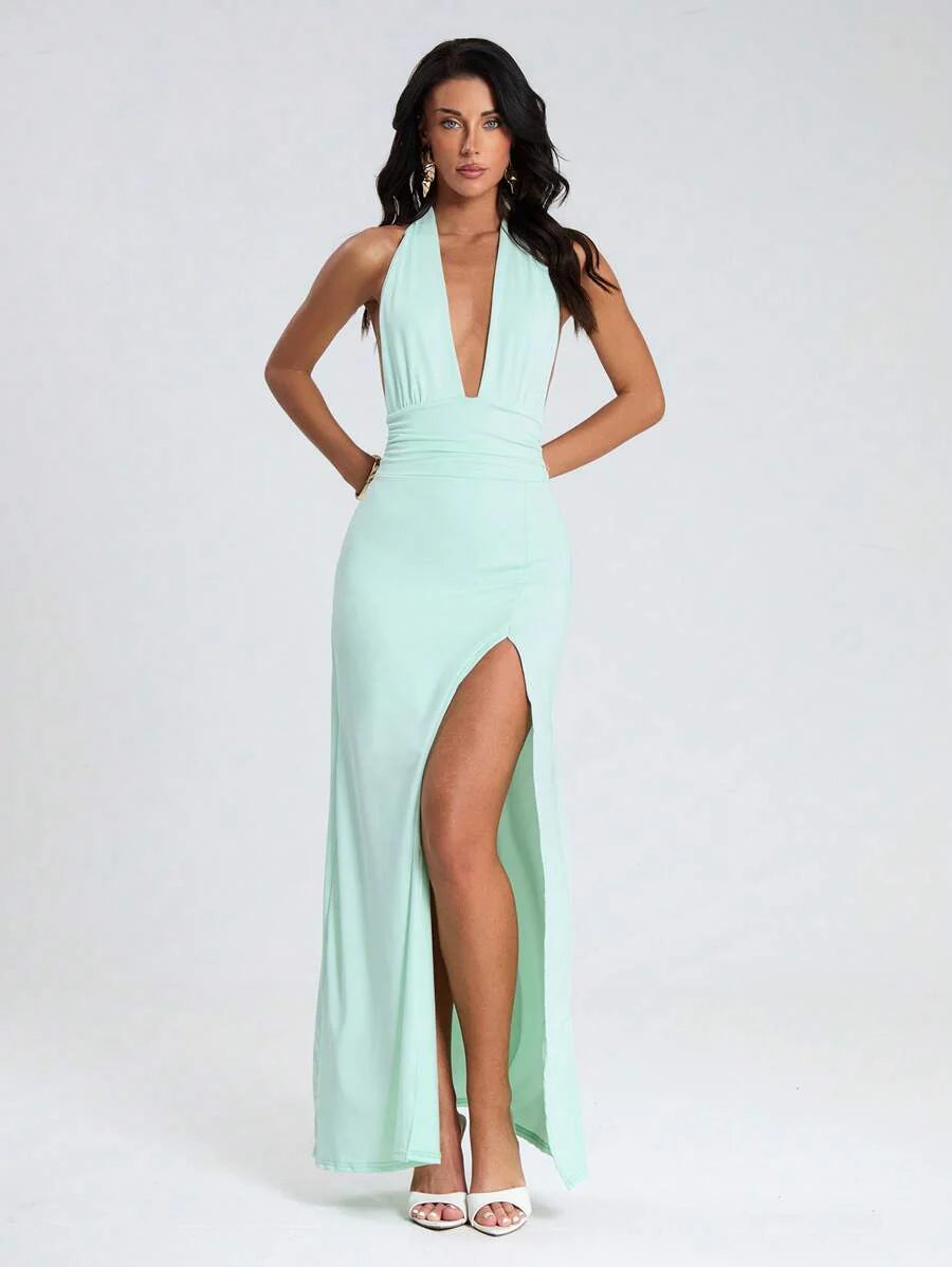 Danuta | Evening Maxi Dress with a Split