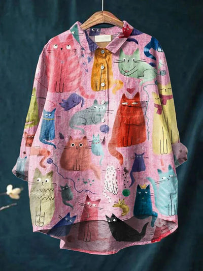 Urulu | Cat Art Blouse