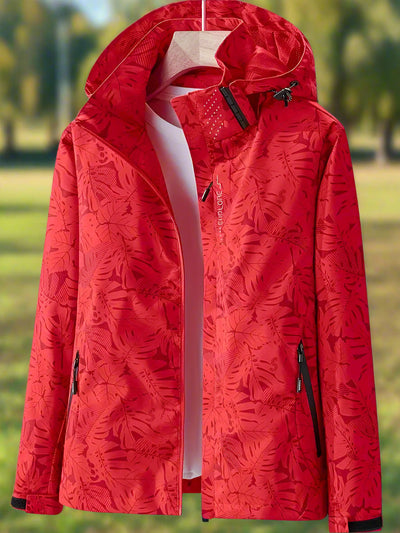 Jenny™ | Windbreaker jacket with leaf print