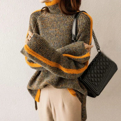 Sandra | Cashmere High Neck Sweater