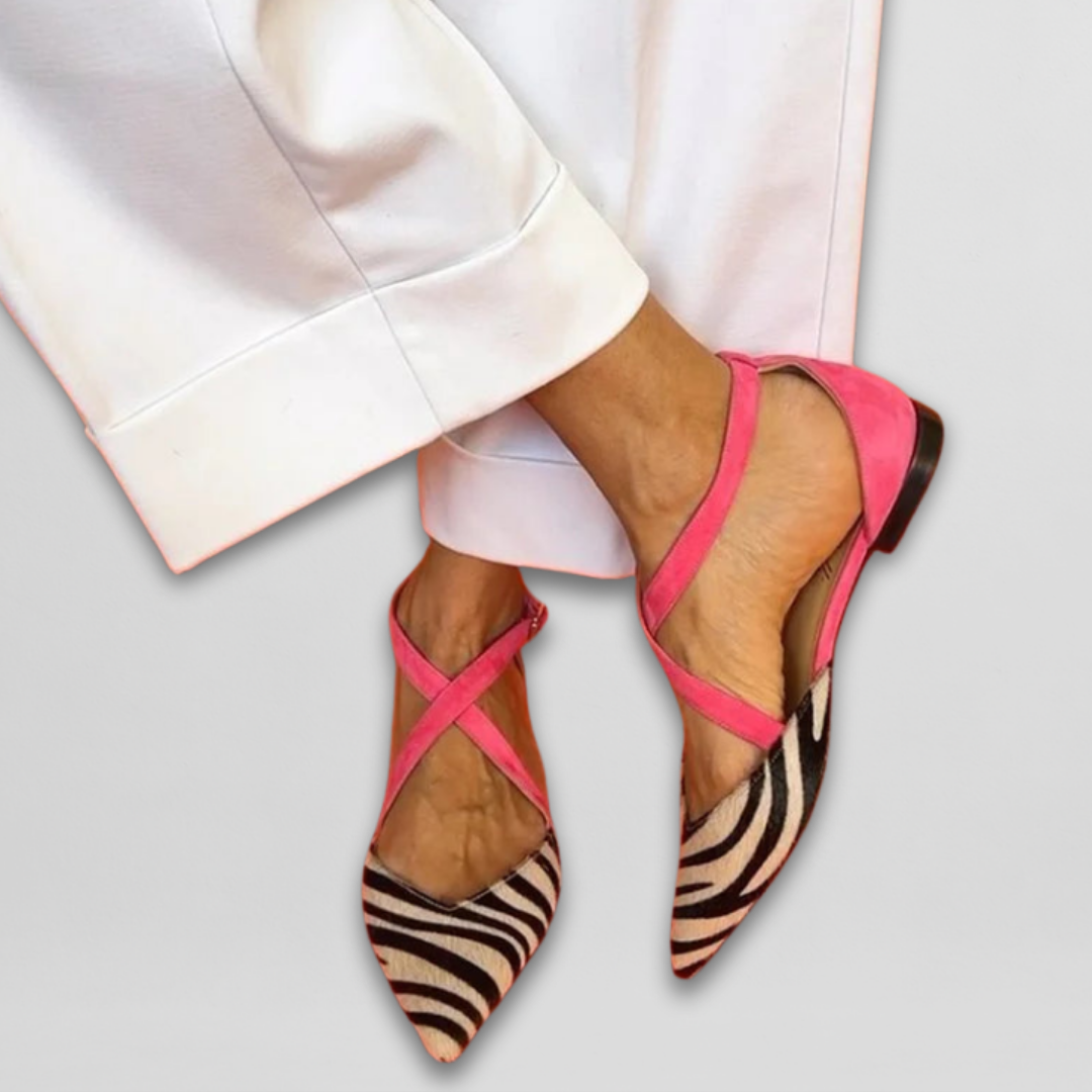 Élise™ | Ballet Flats with Straps