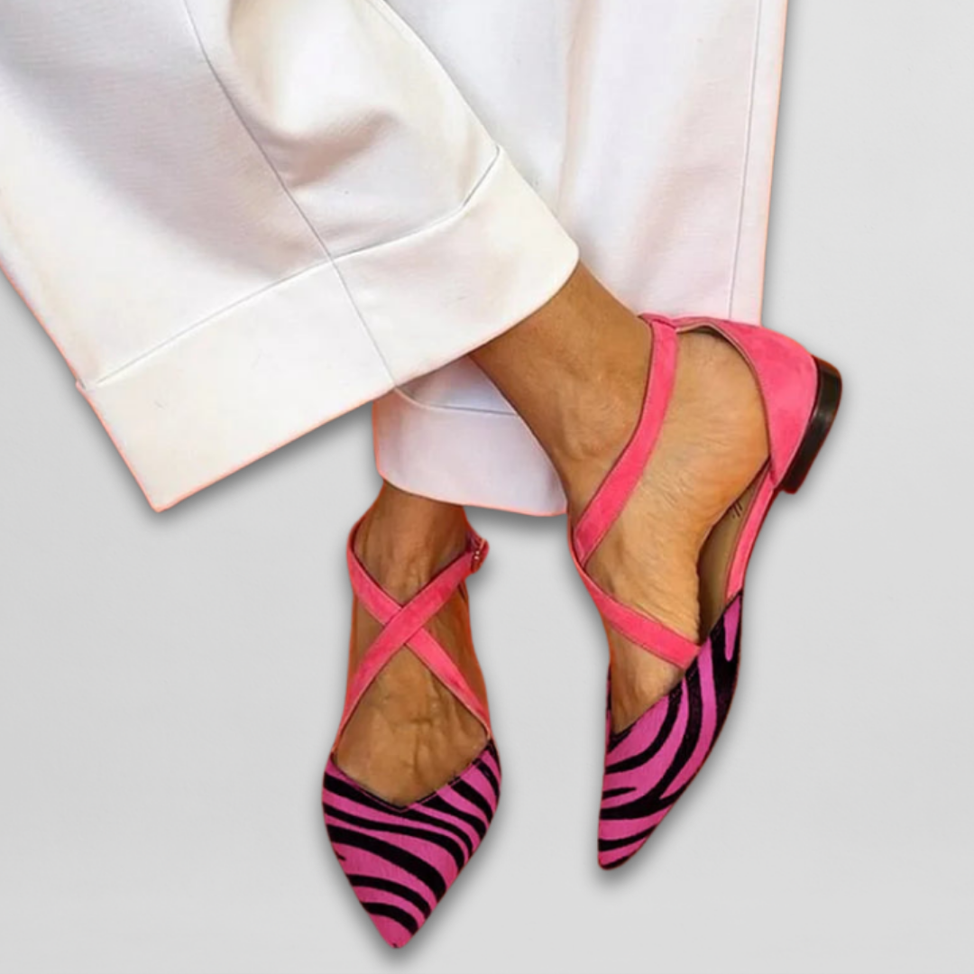 Élise™ | Ballet Flats with Straps