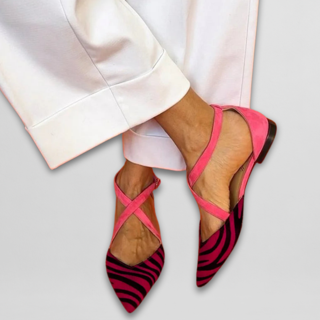 Élise™ | Ballet Flats with Straps