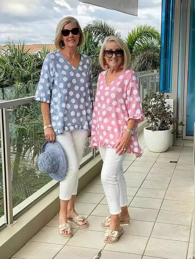 Chloe | V-Neck Élegante Top