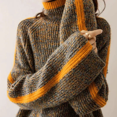 Sandra | Cashmere High Neck Sweater