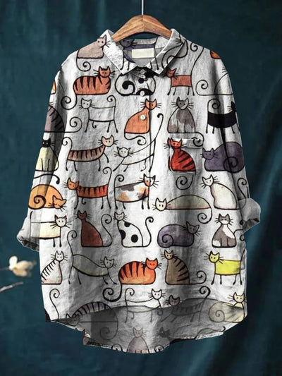 Urulu | Cat Art Blouse