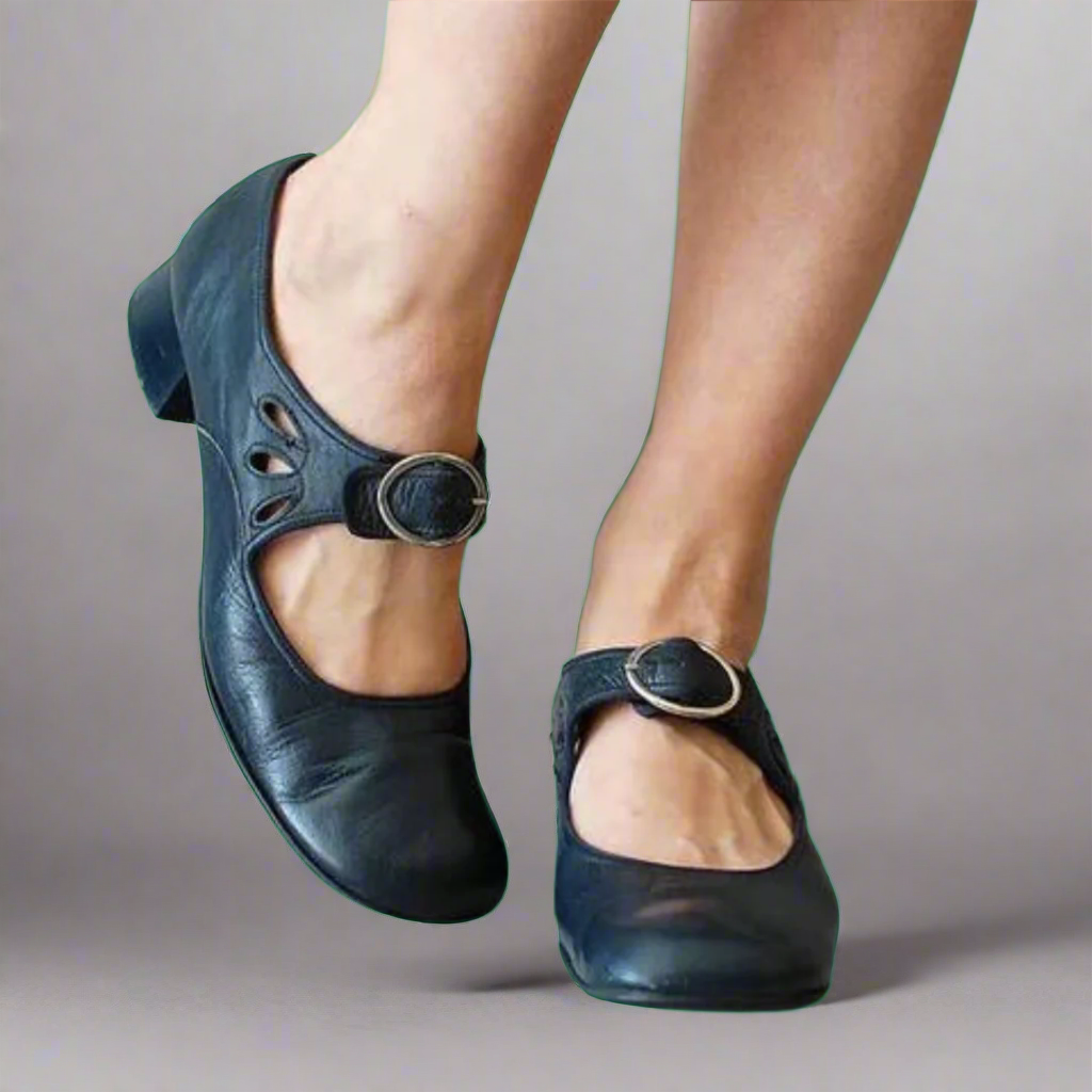 Denisa | Orthopaedic Leather Sandals with Comfortable Heel
