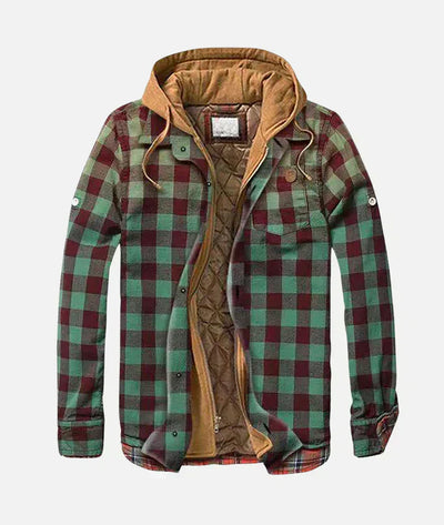 Men's Exclusive | Patchwork Check Jacket