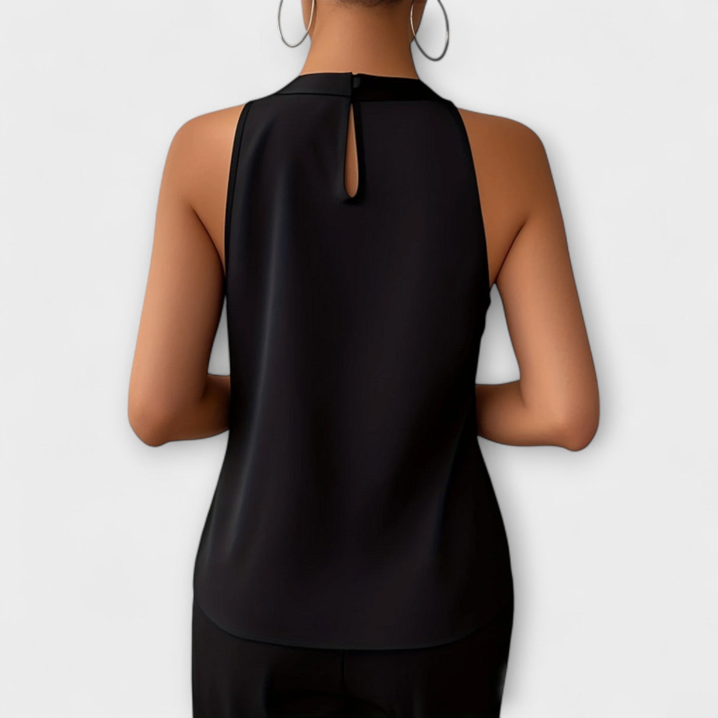 Skye | Satin Top with Off-the-Shoulder Design