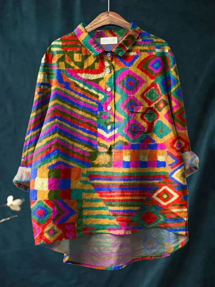 Peace Hippie Art Blouse