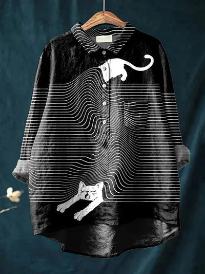Coco | Cat Art Blouse