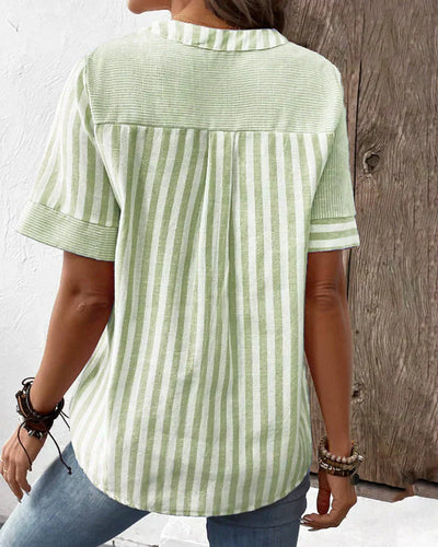 Sandra | Classic Striped Top