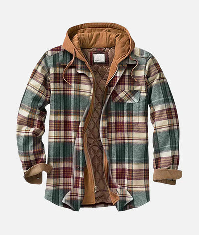 Men's Exclusive | Patchwork Check Jacket