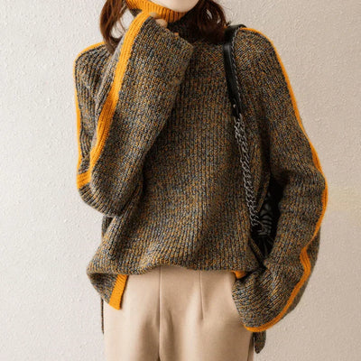 Sandra | Cashmere High Neck Sweater