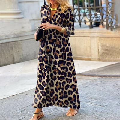 Silvie | Bold and Elegant Leopard Print Dress