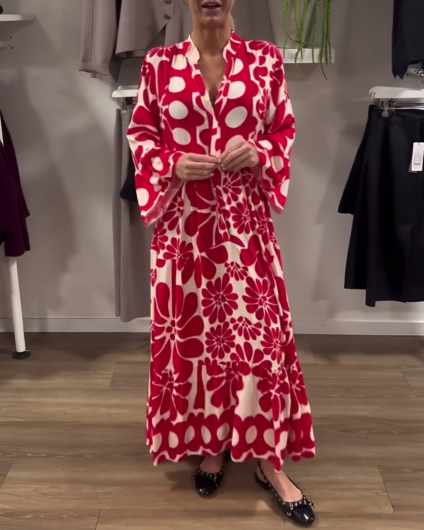 Marielle | Elegant Maxi Dress in Flowers