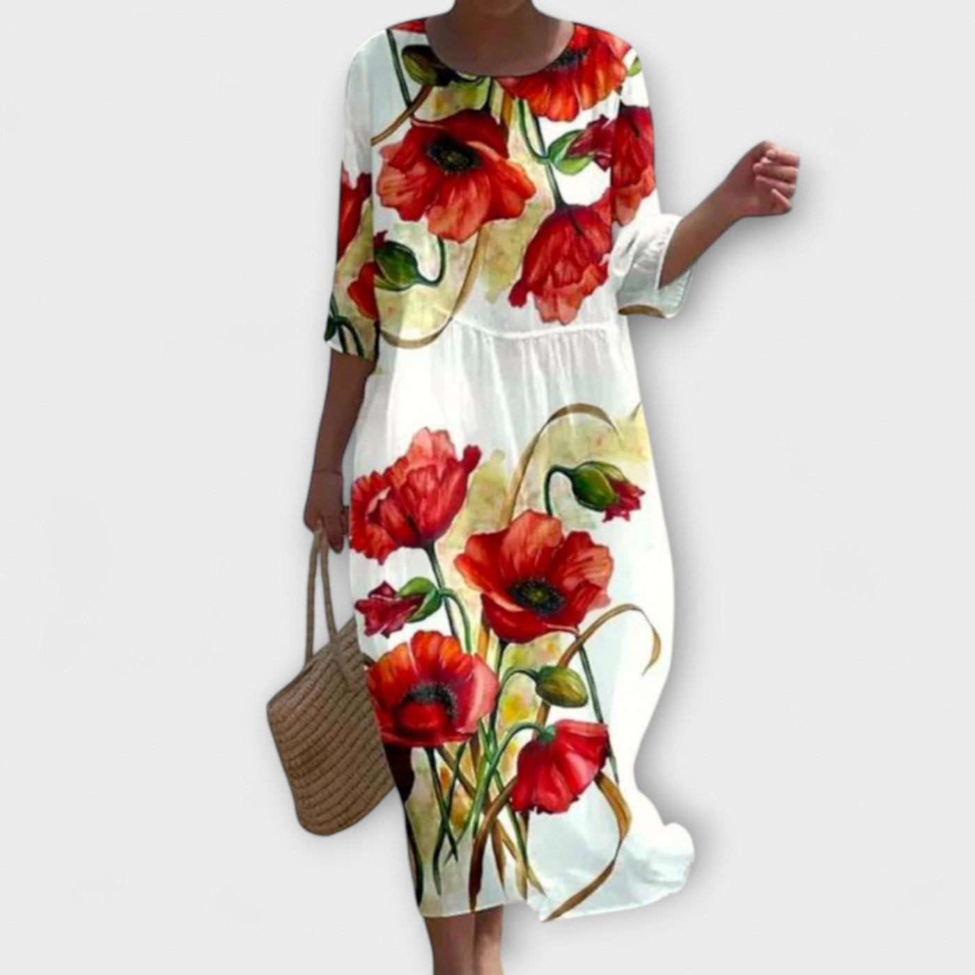 Sofie | Stylish Floral Midi Dress