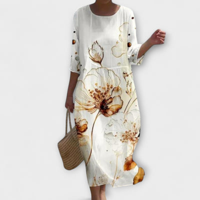 Sofie | Stylish Floral Midi Dress