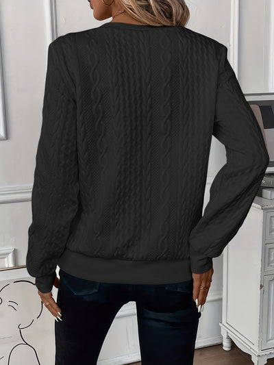 Julia | Elegant knitted jumper with zip