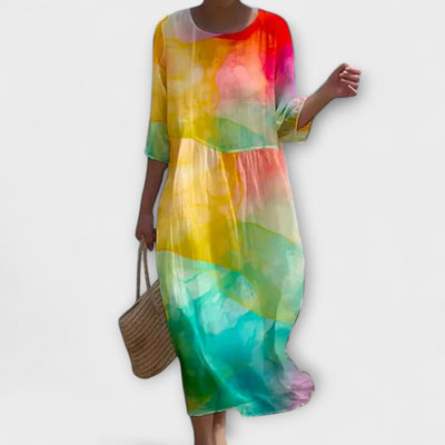 Sofie | Stylish Floral Midi Dress