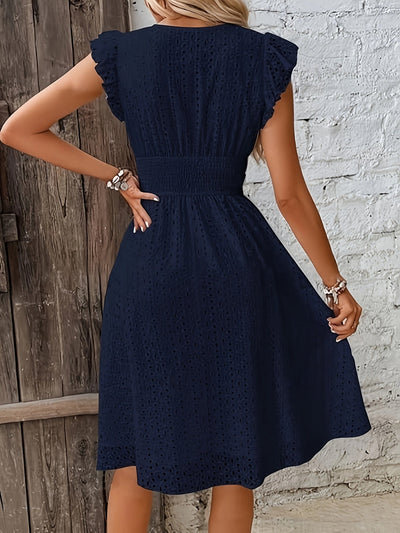 Amelia | Lace Dress with Ruffles