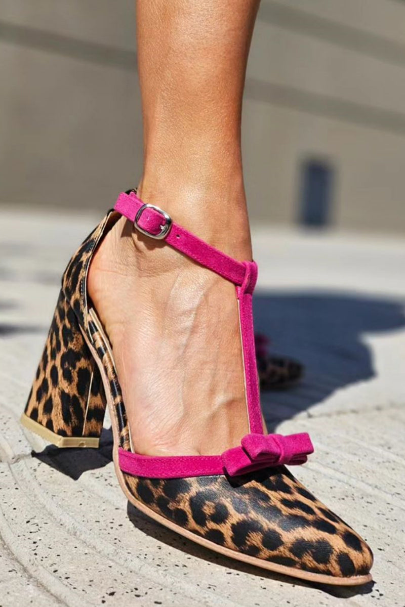 Beauu™ | Green Panther Print Sandals with Colourful Details