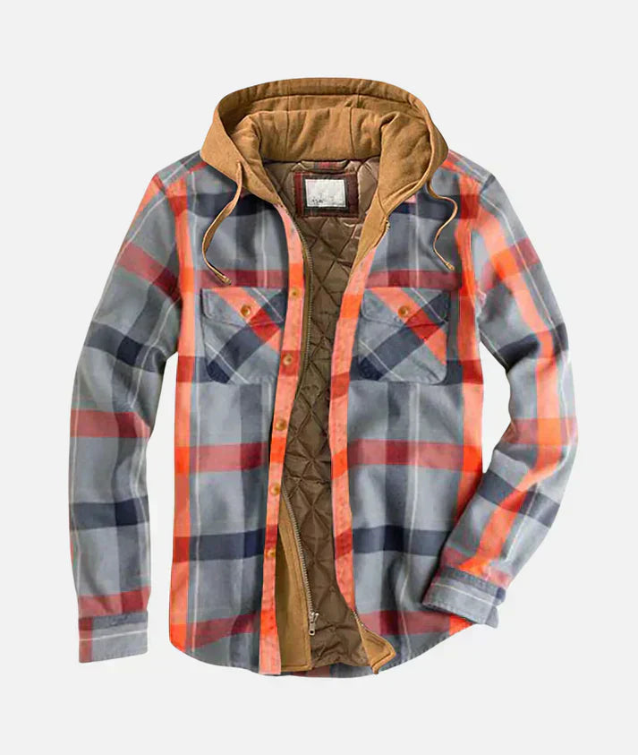 Men's Exclusive | Patchwork Check Jacket