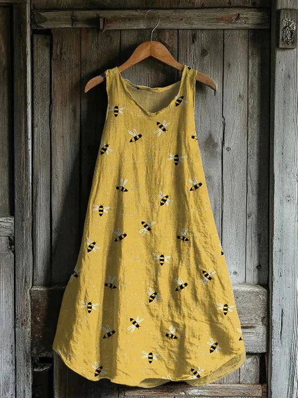Clementine – Bee Print Dress
