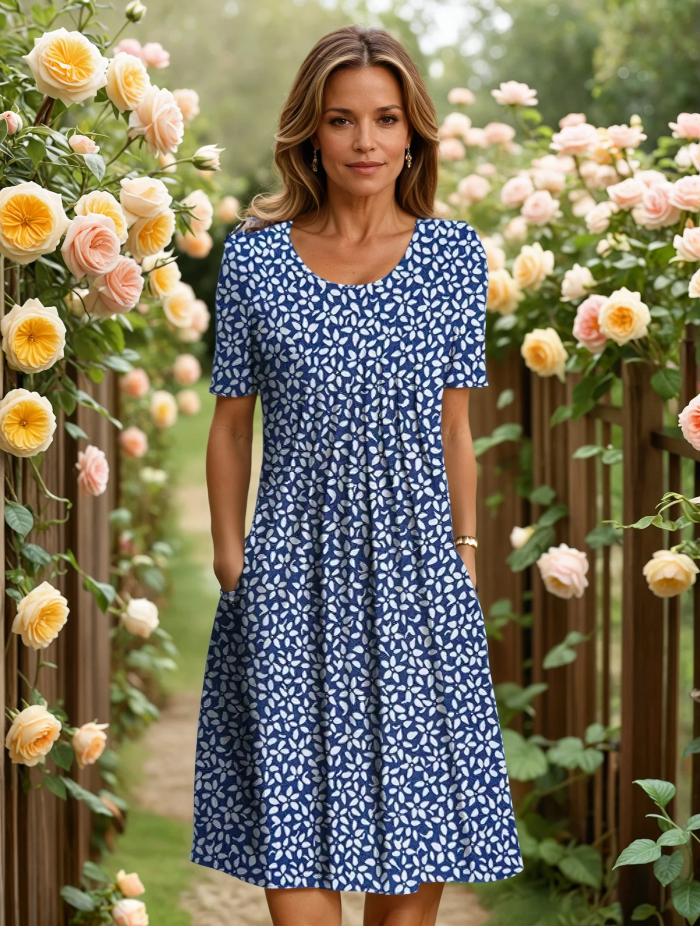 Marga | Elegant Midi Dress for Any Occasion
