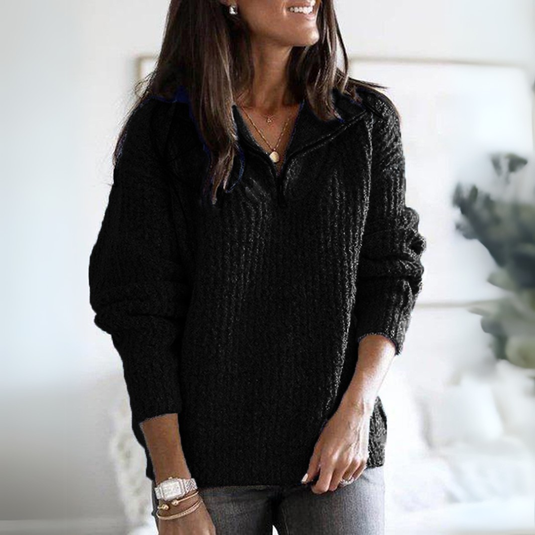 Jade | Elegant and Versatile Zip Pullover