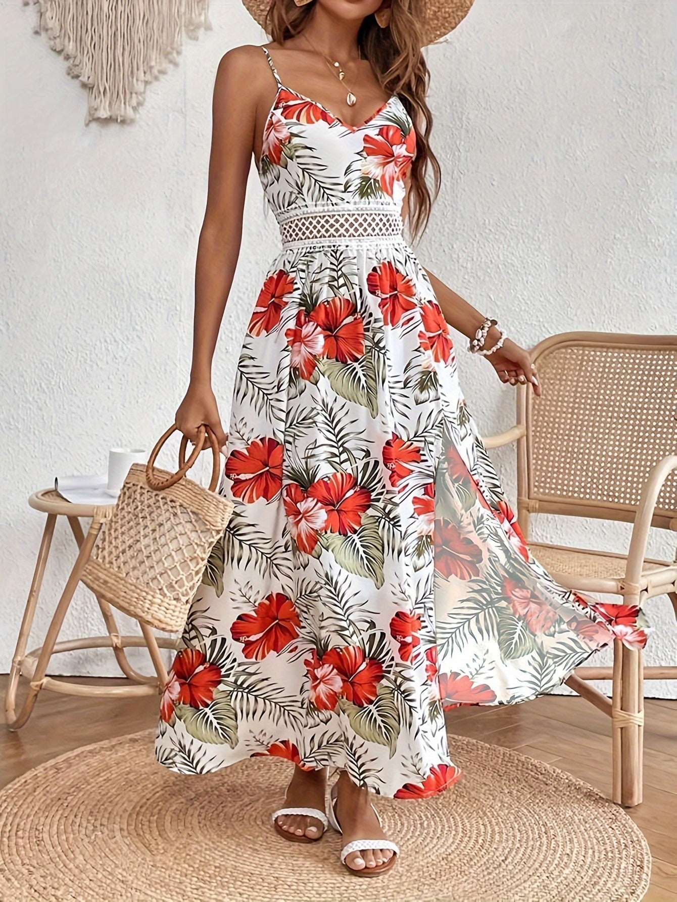 Kalina | Tropical Maxi Dress