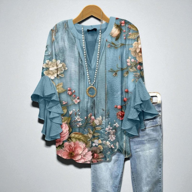 Fleur de Ciel – The blouse that blossoms elegance