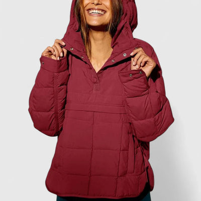 Farell™ – Oversized Hooded Pullover Jacket
