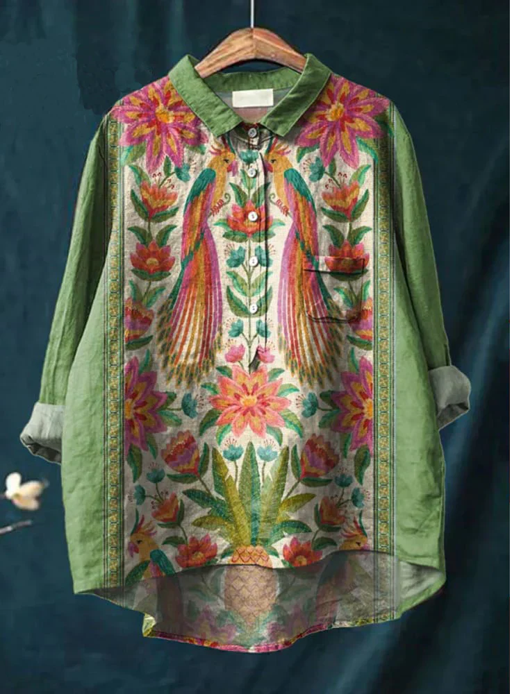 Peace Hippie Art Blouse